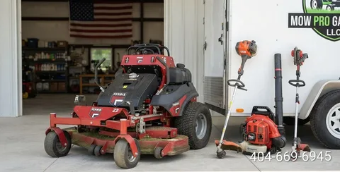 Mow Pro GA mower and equipment